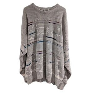 Vtg London Fog Pullover Sweater Gorpcore Cabincore Mens Tall XXXL MADE IN USA